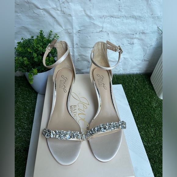 Badgley Mischka Jewel
Dash Ankle Strap Kitten
Heel women size 6 new with box - Picture 7 of 16